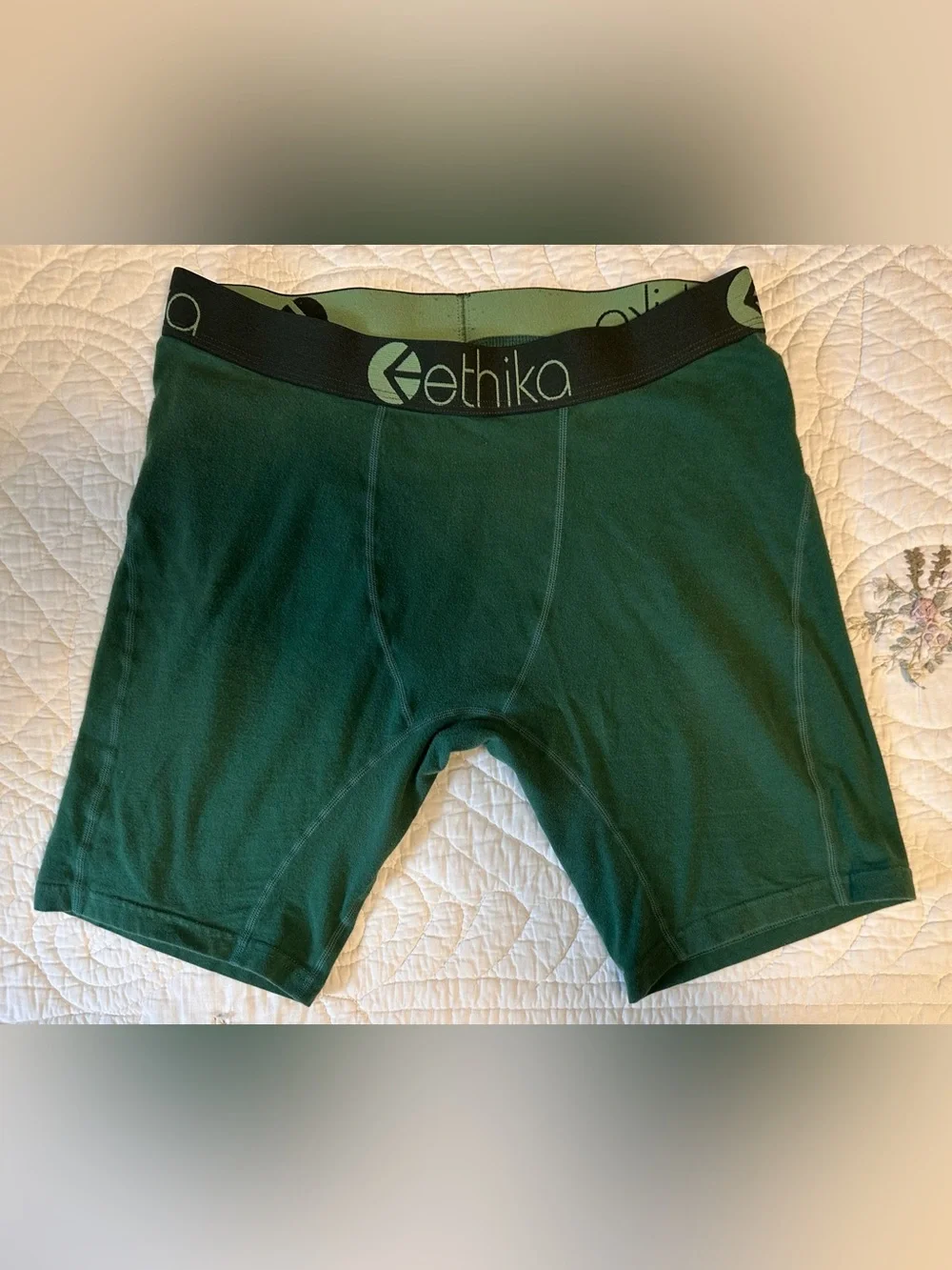 Ethika Men’s Performance Boxer Briefs - Forest Green